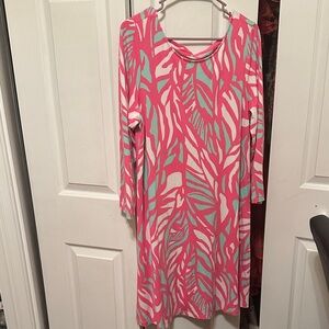 Lilly Pulitzer Pink and Mint Dress